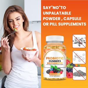 Gummies probiotiques quotidiennes extra-fortes OEM pour adultes, 5 milliards d'UFC pour hommes et femmes (non destiné aux femmes enceintes) - Product Image 4