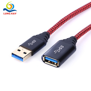 Lung Kay <b>Usb</b> 3.0 Data <b>Cable</b> Nylon Braided Extension For Computer External Hard Drive - Product Image 1