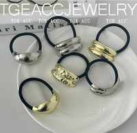 NOUVELLE MODE Offres Spéciales Simple Temperament U-shaped Geometric Hair Rope Punk metal Hair Rings Accessories