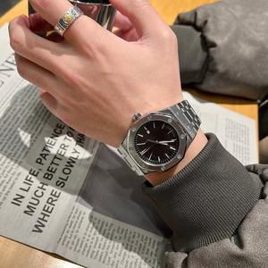 Relojes de Pulsera Mecánicos Automáticos de Lujo Vintage para Hombre Forsining 389, Marca Popular, con Correa de Silicona - Product Image 1