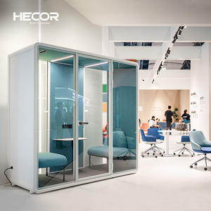 Сборный дом, частная звукоизолированная будка, открытая офисная модульная телефонная будка для звонков и встреч - Product Image 6