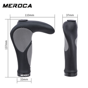 <span class=keywords><strong>Guidon</strong></span> de vélo confortable Meroca avec poignée en caoutchouc et klaxon, accessoires de route pour <span class=keywords><strong>VTT</strong></span>, housse incluse - Product Image 3
