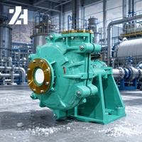 Pompe centrifuge à boues à haute teneur en chrome pour l'alimentation des cyclones, pour l'exploitation minière chimique, pour boues minières à grosses particules et à particules grossières, usage intensif