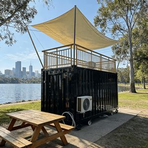 Quiosco de Comida Rápida de Dos Pisos en Contenedor Marítimo Contemporáneo, Diseño de Cafetería, Bar con Alta Utilización del Espacio - Product Image 6