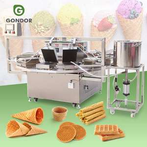 Nouvelle machine à gaufres commerciale en forme d'ours, industrielle, haute productivité, en acier inoxydable 304, pour gaufres stroopwafel, gaufres de communion, mini gaufres enroulées - Product Image 1