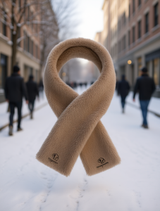 Bufanda de Piel Sintética Bloomingdale, Longitud Media, Color Sólido, Accesorio Casual Cálido de Invierno para Mujer - Product Image 2