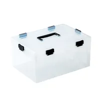 Прозрачная Штабелируемая детская коробка для хранения Lego, органайзер для игрушек с отсеками, пластиковая коробка-органайзер для блоков