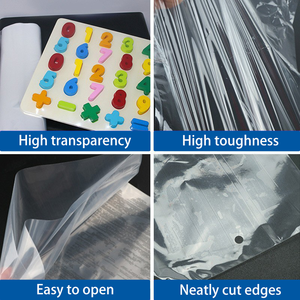 Film rétractable POF pour l'emballage artisanal |   Film rétractable en polyoléfine de qualité alimentaire, doux et brillant |   Film transparent de qualité supérieure - Product Image 2