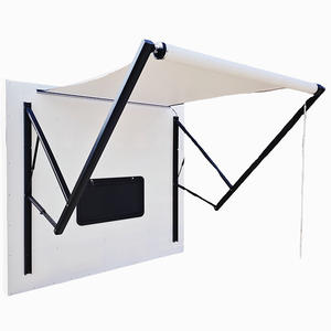 Toldo RV eléctrico de estilo americano de Color degradado de 3,5x2,5 m al por mayor con luces LED remotas para caravana de <span class=keywords><strong>autocaravana</strong></span> - Product Image 1