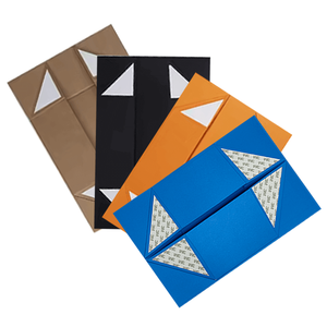 Custom <b>Folding</b> Collapsible Magnetic Packaging Clothing Luxury Rigid Gift Box for Clothing Sweater Shoes Packing - Product Image 6
