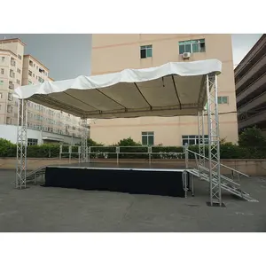 Truss de aluminio, escenario de aluminio, caja de concierto, truss cuadrado