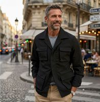 Nouveaux manteaux décontractés pour hommes, style européen et américain, automne-printemps 2026