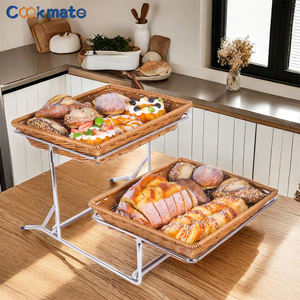 ชั้นวางตะกร้าขนมปังเป็นมิตรกับสิ่งแวดล้อม ทางเลือกใหม่สําหรับห้องครัวเพื่อสุขภาพ ที่เก็บของในครัวที่สวยงามและใช้งานได้จริง ยอดนิยมใหม่ - Product Image 1