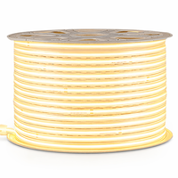 Bande LED COB haute tension 220V 110V sans driver, Plug and Play, rouleau de 100m, éclairage linéaire intérieur IP65 en PVC