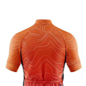 Maillot de cyclisme unisexe pour cyclistes professionnels, logo personnalisé, respirant, séchage rapide, 100% polyester, manches courtes, haute qualité, route - Product Image 5