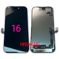 100% remplacement d'écran en verre OLED d'origine pour Apple pour iPhone 16 Pro Max 16 Plus 16 Pro prend en charge le taux de rafraîchissement de 120HZ
