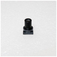 Objectif M6 EFL 6 mm 5G pour scanner de codes-barres 1/4 pouce, objectif de reconnaissance faciale HD 5 MP M6*0.35 avec support 6.5*6.5 mm, objectif de paiement par reconnaissance faciale