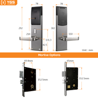 Sistema de Cerradura Inteligente de Alta Calidad con Tarjeta RFID para Habitaciones de Hotel, Cerradura para Puertas Pesadas sin Contraseña para Puertas de Madera