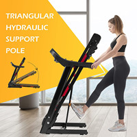 Tapis roulant pliable multifonctionnel SHULI haut de gamme avec écran LED, moteur 3,5 CV, vitesse de 1 à 12 km/h, tapis de marche portable intelligent