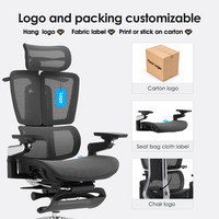 Fauteuil de Bureau Ergonomique Moderne Haut de Gamme en Maille Complète, Design Luxe, Chaise de Bureau Exécutive de Luxe pour Bureau, Sillas de Oficina
