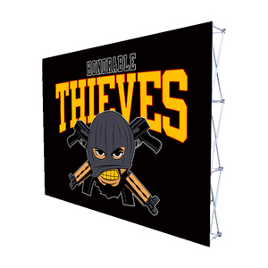 High Quality Custom 3x3 <strong>Pop</strong>-<strong>up</strong> <strong>Display</strong> Promotional Cardboard Exhibition Backdrop with Aluminum Frame for Straight Usage - Product Image 6