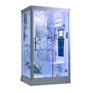 Cabina de Ducha de Vapor de Lujo con Sauna Húmeda, Bluetooth, Portátil, para Baño - Product Image 2