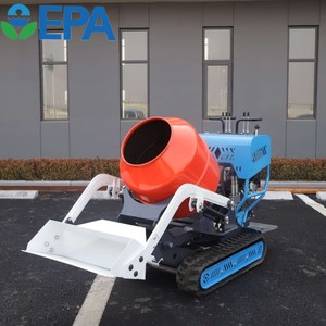 Nuevo producto, Mini mezcladora de hormigón tipo oruga, autocargante, 300L, pista, 190dm, Mini máquina mezcladora de volquete - Product Image 2