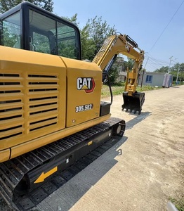 รถขุดมือสอง Cat 305.5E2 306 304 ขนาด 5.5 ตัน ชั่วโมงการทำงานต่ำ ราคาดีที่สุด สำหรับงานก่อสร้าง/ฟาร์ม พร้อมหัวหนีบ/สายพานยาง - Product Image 1