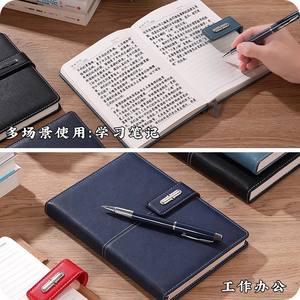 Ensemble Cadeau de Carnet d'Affaires en Cuir Xiaomi Huawei Gree Midea avec Reliure Sans Fil, Personnalisation par Gaufrage et Impression, Promotion Bureau - Product Image 4