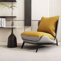 Fauteuil individuel de luxe léger italien, fauteuil inclinable paresseux tendance, petit canapé pour salon, balcon et petit appartement