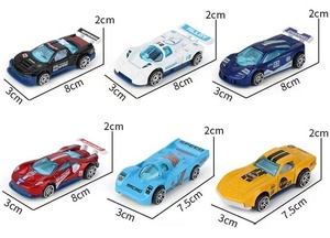 سيارة لعبة معدنية كلاسيكية ذات ارتداد، نموذج سيارة معدنية مصبوبة بالضغط تسحب للخلف ومحاكاة للأطفال - Product Image 2