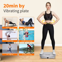 Nouvelle Conception 2026 – Plaque Vibrante Verticale Compacte et Portable pour Usage Domestique, Machine d'Exercice Silencieuse pour Tout le Corps, Capacité 150KG