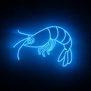 Décoration néon 2D colorée de créatures marines pour Noël et les festivals, avec éclairage LED, pour parcs à thème et installations festives - Product Image 1