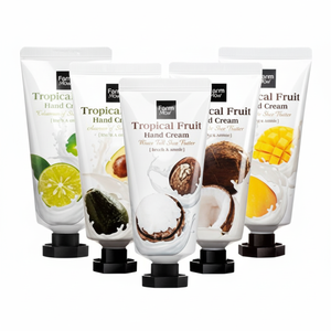 Farmstay Crema Mani Frutta Tropicale Formato Mini 50ml Ciascuno Altamente Idratante per Pelle Secca con Burro di Cocco e Karité Sconto 1+1 - Product Image 1