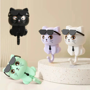 แว่นกันแดดการ์ตูนขายส่ง 1 ชิ้น พร้อมตะขอ ไม่ต้องเจาะรู ติดแน่น ทนทาน - Product Image 1