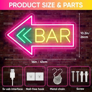 Bar neon LED dimmable USB powered ambient <b>light</b> shop <b>window</b> decoration <b>light</b> street indicator <b>light</b> landscape <b>light</b> Customized - Product Image 1