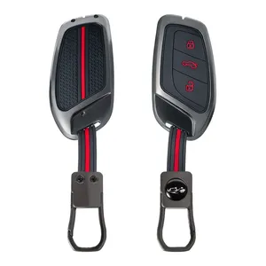 เคสกุญแจรถยนต์ซิลิโคนผสมโลหะสังกะสี 3 ปุ่ม สำหรับ <span class=keywords><strong>MG</strong></span> 4 2023 Mg4 <span class=keywords><strong>Ev</strong></span> <span class=keywords><strong>MG</strong></span> HS GT <span class=keywords><strong>ZS</strong></span> <span class=keywords><strong>EV</strong></span> ZX MG5 MG6 สำหรับ Roewe RX3 RX5 RX8 ERX5 I6 I5 - Product Image 3