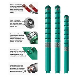 Pompe submersible électrique centrifuge multi-étages en fonte de grande capacité de 4 pouces pour puits profond et irrigation - Product Image 3