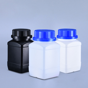Chất lượng cao 250ml vuông HDPE chai nhựa với bìa bên trong y tế lỏng rượu pha chế <span class=keywords><strong>container</strong></span> Pill sử dụng - Product Image 3