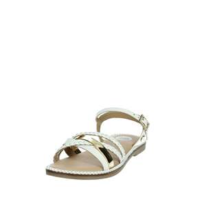 Sandalo Gioseppo da bambina 75336 bianco con cinturino intrecciato alla caviglia, modello estivo - Product Image 6