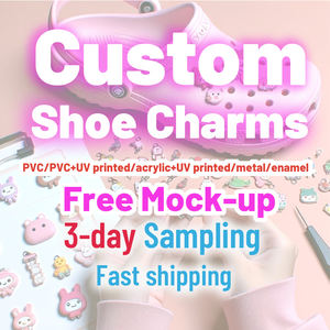 Nieuwe op maat gemaakte PVC decoratie, personalisatie ontwerp, reguliere op maat gemaakte schoenbedels - Product Image 1