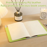 Protège-cahier de luxe en cuir PU, porte-documents, couverture de carnet de planification A3 A4 A5, classeur personnalisable avec logo pour l'école et le bureau