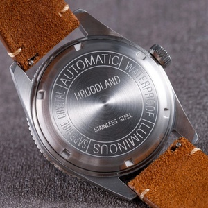 Hruodland Men <b>Automatic</b> Watch 40mm Mechanical Wristwatch Diver 20ATM Waterproof BGW-9 Luminous Bubble Sapphire Mirror PT5000 - Product Image 6