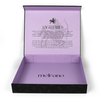 Boîte rigide magnétique personnalisée imprimée en couleur, boîte cadeau de luxe à rabat rigide, boîte d'emballage pour cosmétiques et bijoux avec logo