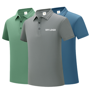 Camiseta Polo Lisa de Manga Corta Informal de Primera Calidad al por Mayor, Camisetas Polo de Golf con Logotipo Personalizado para Hombre - Product Image 1