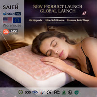 Modernes Kühlgel-Memory-Foam Orthopädisches Nackenkissen mit Mikrofaser-Bezug für Nackenschmerzen-Linderung und Ergonomischen Schlaf