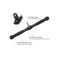 Ejercicio agarre bíceps manijas gimnasio Fitness deportes accesorios giratorio hacia arriba accesorio tríceps prensa tirar hacia abajo barra recta