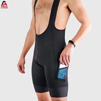 Short de cyclisme à bretelles taille plus sur mesure pour hommes de l'équipe de vélo de route OEM Pro Pantalon de sport en nylon bon marché pour adultes