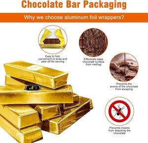 Manufacturer Custom Embossed Printing Luxury Private Label Custom Multicolour Eco-friendly Food Wrapping Aluminium Foil Sheet - Product Image 2