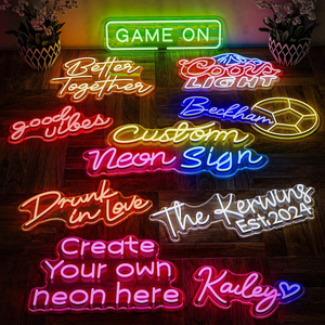 5V musica cantante amore dito luce al Neon festa di compleanno sala giochi decorazione parete casa LED Custom insegna al Neon